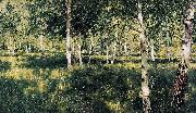 Isaac Levitan Birch Forest Germany oil painting artist